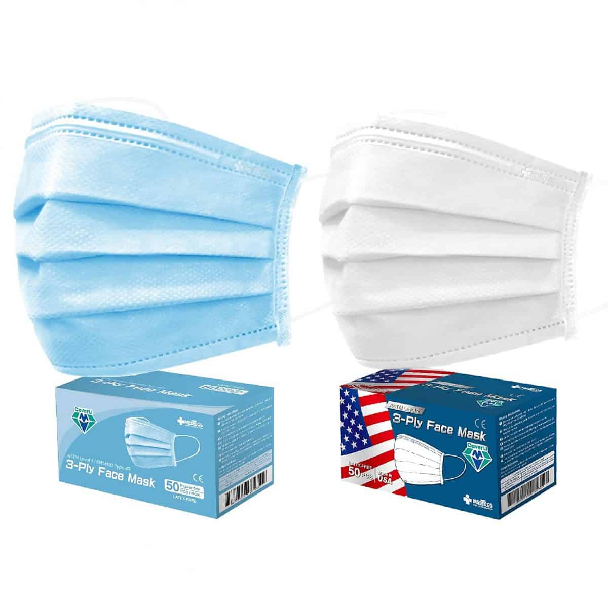 disposable surgical face mask made in USA
