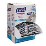 Purell SINGLES Advanced Hand Sanitizer Gel, Fragrance Free, 125 Count Single-Use Travel Size Packets - 9620-12-125EC 6