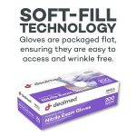 Dealmed Medical Exam Gloves – 2000 Count Medium Nitrile Gloves, Disposable Gloves, Non-Irritating Latex Free Gloves, Multi-Purpose Use Medical Gloves for a First Aid Kit and Medical Facilities 12