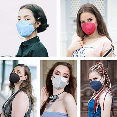 Multicolored HUHETA KN95 Masks