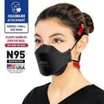 BNX N95 Mask NIOSH Certified MADE IN USA Particulate Respirator Protective Face Mask, Tri-Fold Cup/Fish Style