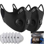 anti pollution mask with carbon filter